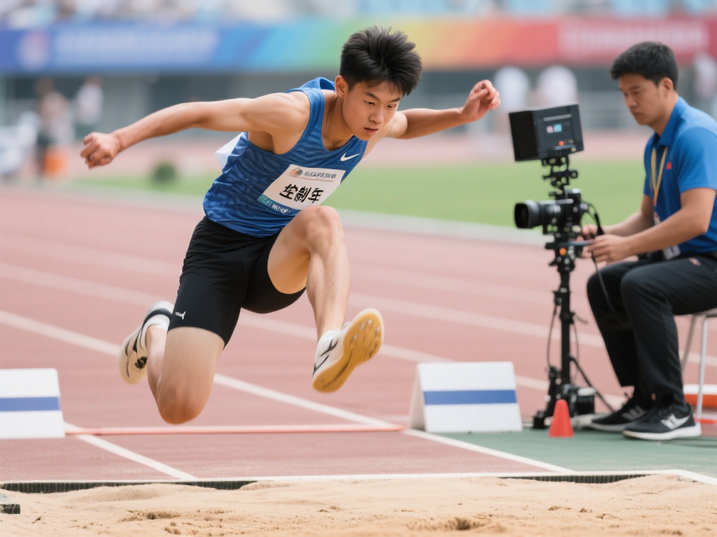 中国田径新秀瞄准国际赛场,力争刷新世界纪录 例如在跳远项目中,某新星通过大量视频复盘