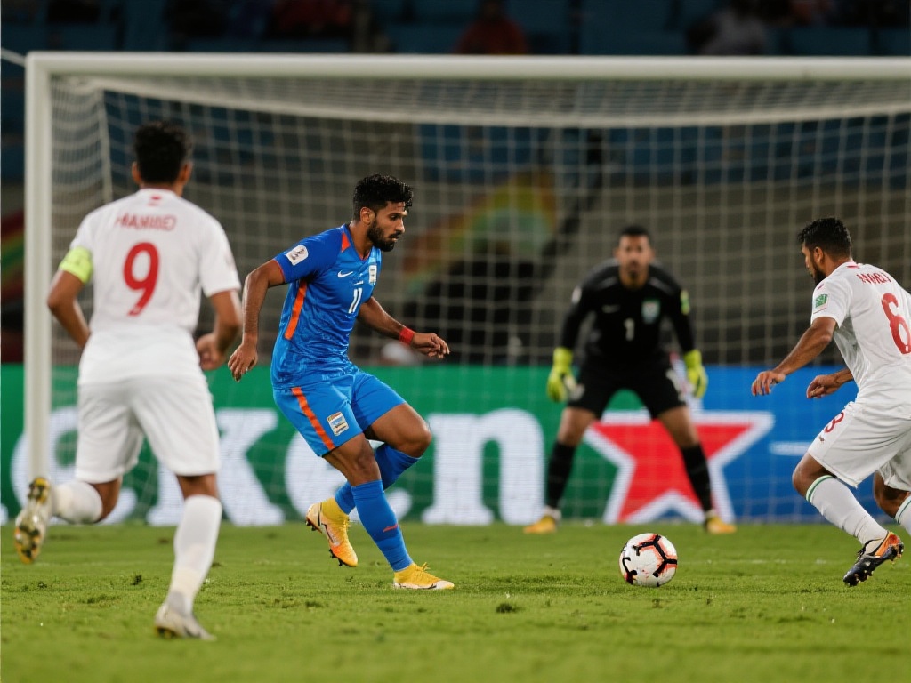 印度在下半场加强了进攻，试图扭转局势，多